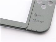 Original Hinge Part Bottom Middle Housing Button Shell Replacement for NEW 3DS XL 2015 Silver-Black 02