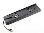 2-in-1 Vertical Stand with 3 USB Hub Ports and Cooling Fan for PS4