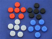 6-in-1 Silicone Thumb Stick Grip Cover Caps For PS Vita PSV and PSvita 2000 - 5 Colors