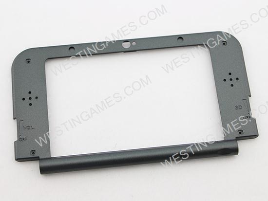 Original Faceplate Screen Display Middle Housing Shell Replacement for NEW 3DS XL 2015 - Black
