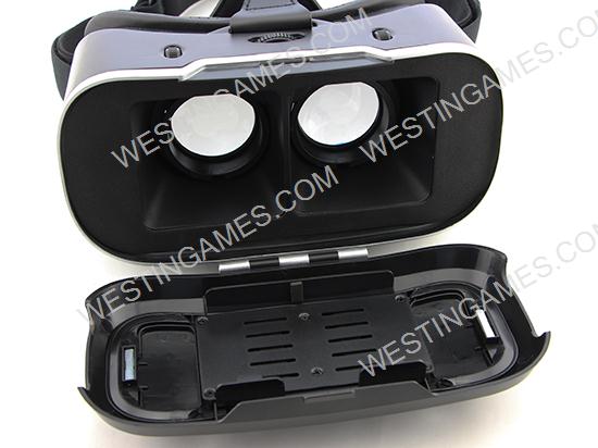 New VR Shinecon 2Gen Virtual Reality VR 3D Glasses Movies Game for Mobile Phone - Black 06