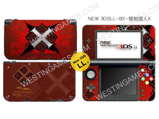 Crystal Epoxy Skin Sticker Colourful for NEW 3DS LL/XL Console - 100 Themes