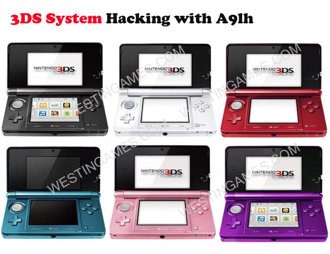 Nintendo 3DS Game System Consoles Packing with A9lh Hacking - 6 Colors (Refurbished)