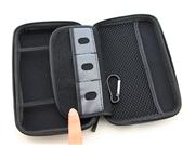 Pokemon EVA Hard Case Carry Pouch with Skin Sticker Black for new 3ds xl/LL - Lunala 04