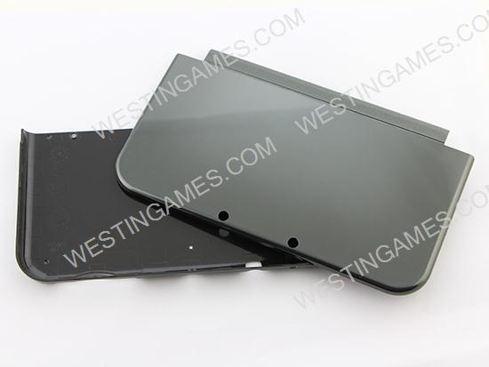 Original Top and Bottom Housing Shell Case Replacement Part for NEW 3DS LL/XL - Black
