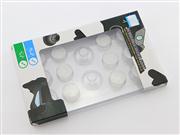 14in1 Magic Removable Plastic Thumb Stick Cap for PS4 and XBOX ONE Controller - Clear White