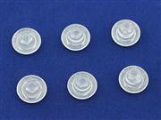 14in1 Magic Removable Plastic Thumb Stick Cap for PS4 and XBOX ONE Controller - Clear White 05