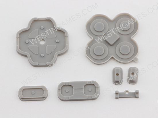 Replacement Buttons Conductive D-Pad Rubber for NEW 3DS XL 7-Piece Set (Original)