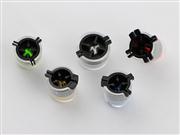 ABXY LED Light Up Buttons Joystick for Xbox One Controller - Skull Ghost 04