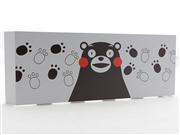 Matt White Relief Pattern HDD Hard Disc Drive Cover Case for Playstation 4 PS4 - Kumamon