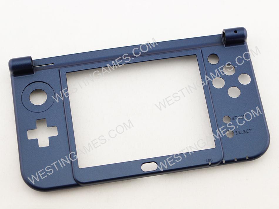 Original Hinge Part Bottom Middle Housing Button Shell Replacement for NEW 3DS XL 2015 - Blue
