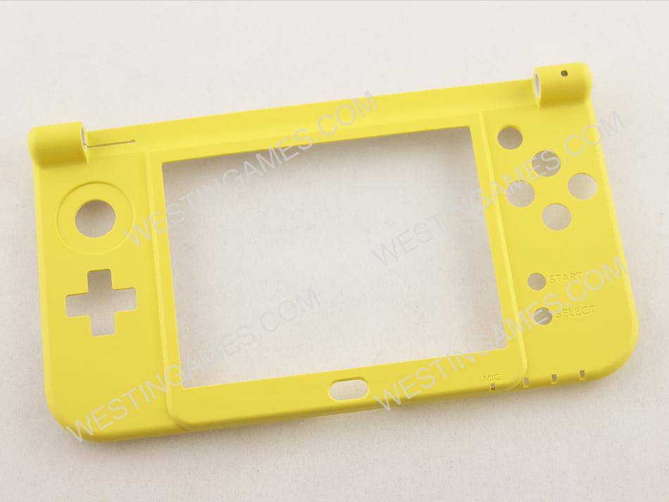 Original Hinge Part Bottom Middle Housing Button Shell Replacement for NEW 3DS XL 2015 - Yellow