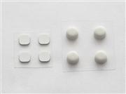 Original Rubber Nubs Screw Covers Set Replacement Parts for NEW 3DS XL - White