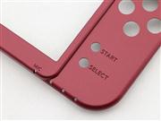 Original Hinge Part Bottom Middle Housing Button Shell Replacement for NEW 3DS XL 2015 - Red 02