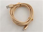 10Ft Long Braided Type-C USB 2A Data Sync Charger Cable Cord For Smart Phones Switch - Gold