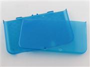 New Style Clear Rubber TPU Soft Gel Game Protective Skin Case Cover for NEW 3DS LL/XL - Blue 02