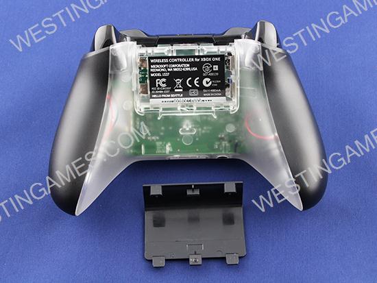 Brand New Wireless Gamepad Controller with 3.5mm Headset Jack for XBOX ONE Transparent Clear (OEM A) 05