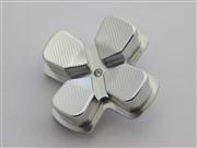 Metal D-PAD Button Cross Key Replacement for PS4 Controller - Silver