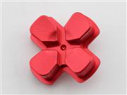 Metal D-PAD Button Cross Key Replacement for PS4 Controller - Red