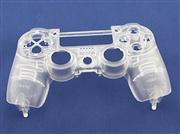 Replacement Front Matt Housing Cover Case for PS4 Wireless Controller - Transparent (OEM A+)