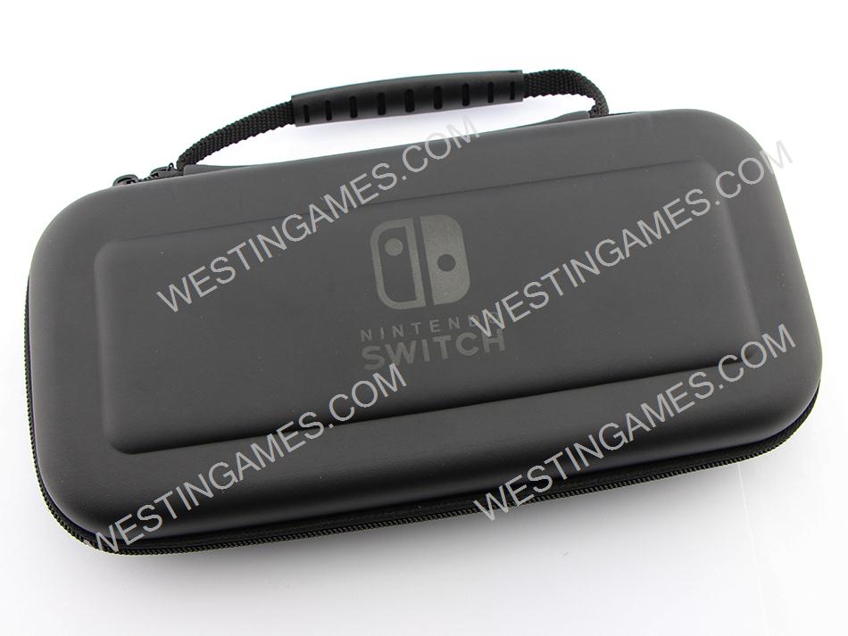 EVA Hard Carrying Case Pouch with Handle for Nintendo NS Switch - Black