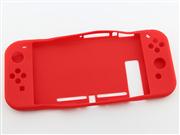 Full Protective Soft Silicone Rubber Skin Case Cover For Nintendo Switch Controller - Red