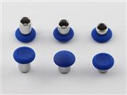 6Pcs Thumbstick Swap Analog Stick Grips Replacement for XBOX ONE Elite Controller - Blue