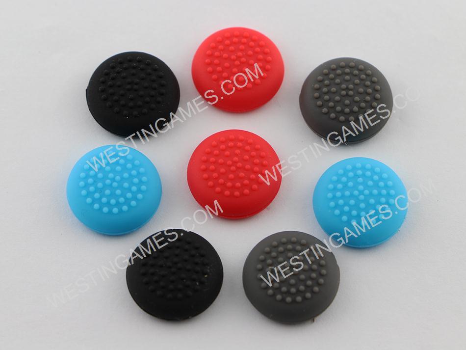 New Anti-slip Silicone Thumb Stick Grips Caps for NS Switch Joy-con Controller - 4 Colors