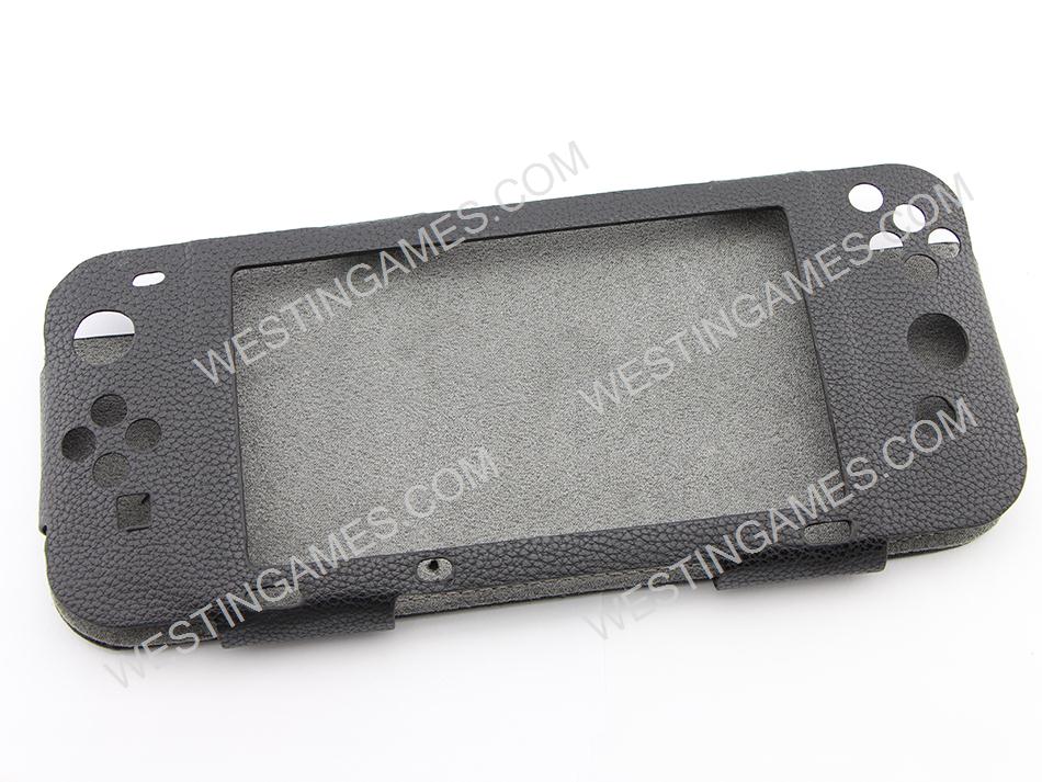 Fashion Leather Anti-slip Protective Cover Case For Nintendo Switch NX 6.2inch Console - Black