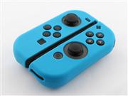 Protective Anti-Slip Soft Silicone Skin Case Set for NS Switch Joy-Con Controller - Blue 06