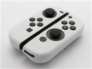 Protective Anti-Slip Soft Silicone Skin Case Set for NS Switch Joy-Con Controller - White 06