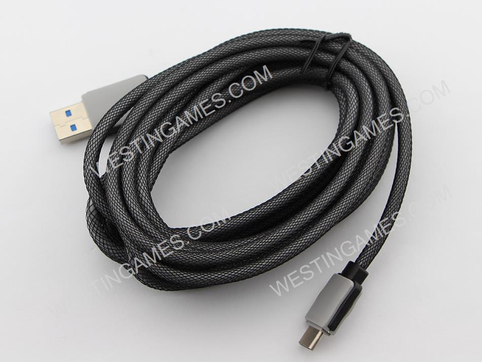10Ft Braided USB 3.0 to USB 3.1 Type-C Sync Fast Charging Cable Cord For Nintendo Switch Galaxy S8