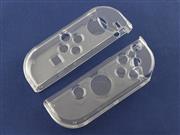 7in1 Transparent Crystal Protecting Cover Case with TPU Grips for Nintendo Switch Gamepad - Clear 04
