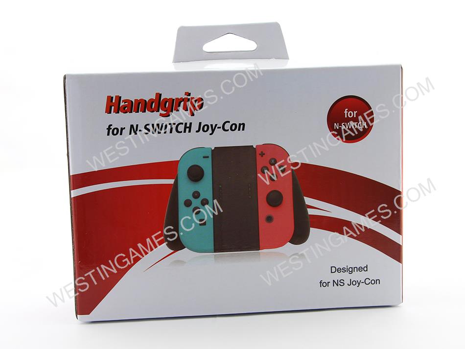 Left Right Joy-Con Controller Comfort Hand Grip Holder for Nintendo Switch - Black