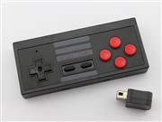 2.4GHz Wireless Controller Gamepad for Nintendo Mini Classic NES Console - Black