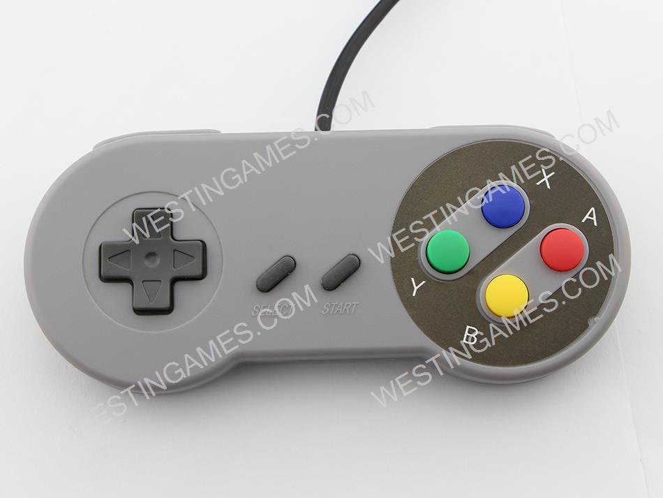 New Super Famicom SFC Snes Controller Gamepad with Packing for PC USB Windows Mac - Colorful Button 03