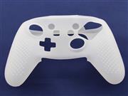 Protective Silicone Skin Case for NS Switch Pro Controller -  White (Nude Packs)