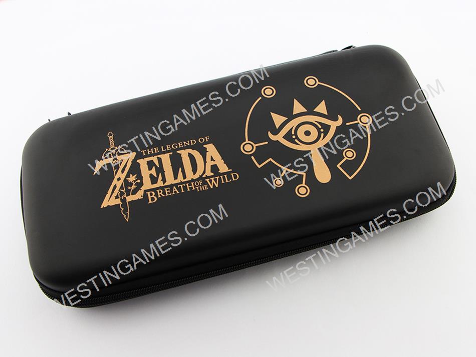 Black EVA Hard Carrying Case Travel Pouch for Nintendo NS Switch - ZELDA Breath of the Wild