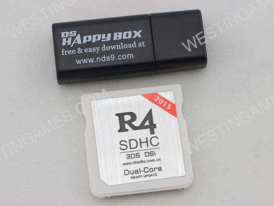 New R4I SDHC Dual Core White for NEW 3DS /3DS /2DS /NDSi /NDS Lite - Model B