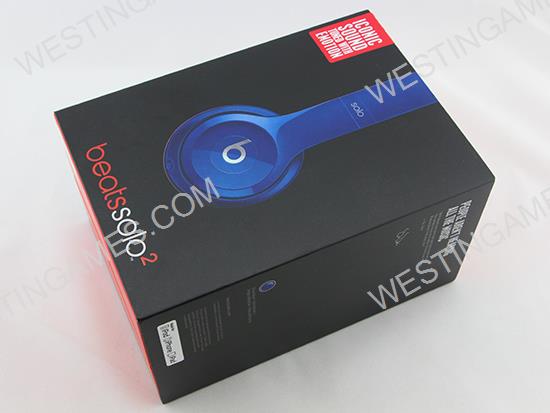New Solo2 HD High Definition Over-Ear Headphones with ControlTalk for Beats by Dr Dre - Deep Blue A+
