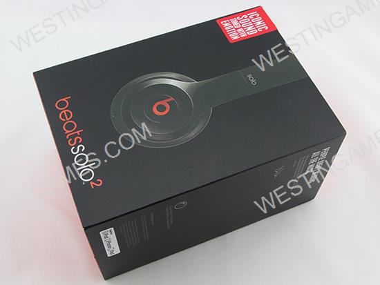 New Solo 2 HD High Definition Over-Ear Headphones with ControlTalk for Beats by Dr Dre - Black (A+)