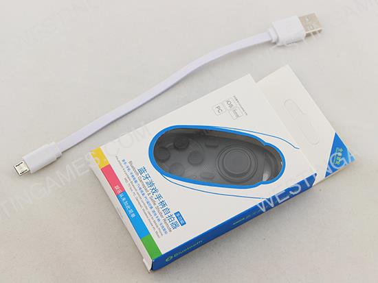 New Multifunctional Bluetooth Gamepad and Selfie Shutter Remote Self-Timer for Smartphone - Black
