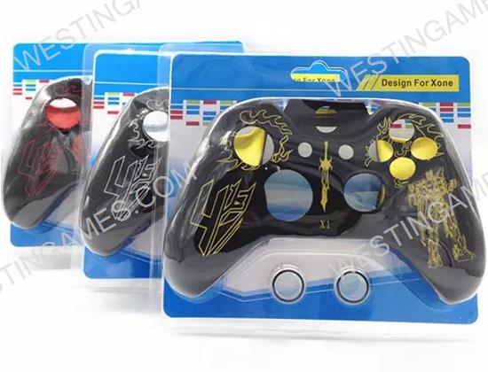 Protective Silicone Case with Transformers Pattern + TPU Cap for XBOX ONE Controller 3 Colors