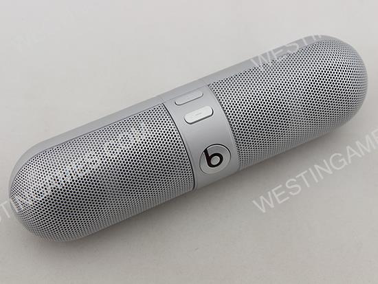 Mini Bluetooth Portable Speaker Wireless Audio System for Beats by Dr. Dre Beats Pill - Silver (A)