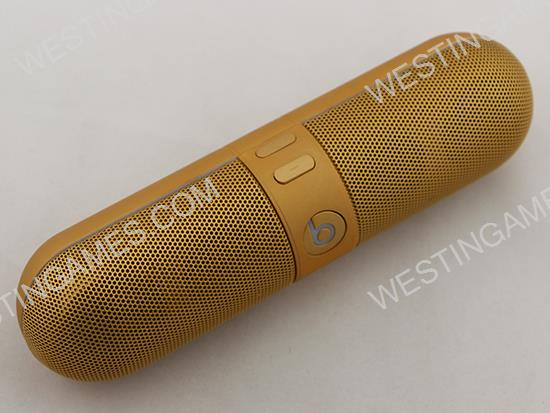 Mini Bluetooth Portable Speaker Wireless Audio System for Beats by Dr. Dre Beats Pill - Gold (A)