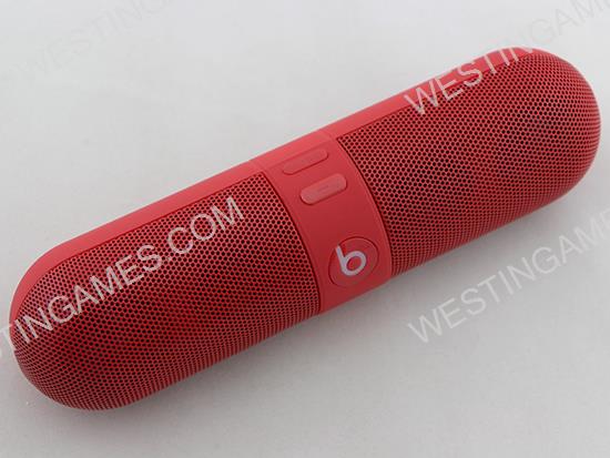 Mini Bluetooth Portable Speaker Wireless Audio System for Beats by Dr. Dre Beats Pill - Red (A)