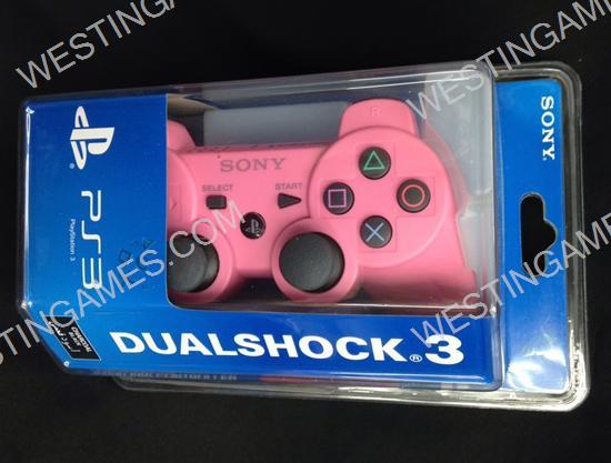 Bluetooth Wireless Controller New Blister Packing for Sony PS3 EU Version - Pink