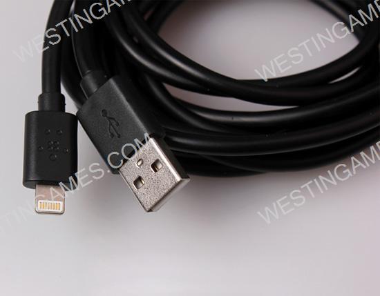 3m Belkin Lightning Charging Data Sync Cable for iPhone 5/5S/5C iPad Mini - Black 02