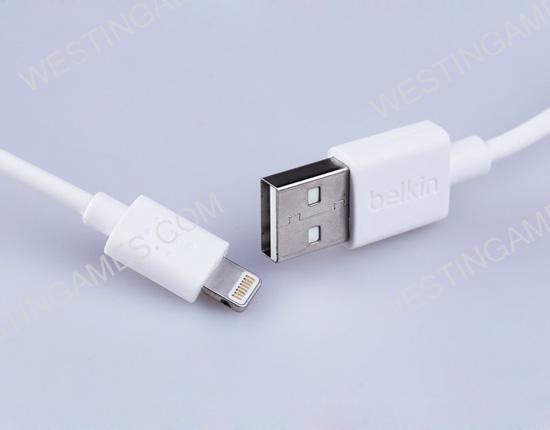1.8m Belkin Lightning Charging Data Sync Cable for iPhone 5/5S/5C iPad Air - White 03