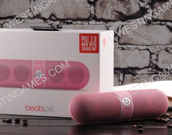 New Bluetooth Portable Speaker Wireless Audio System for Beats By Dr. Dre Beats Pill 2.0 - Pink A+